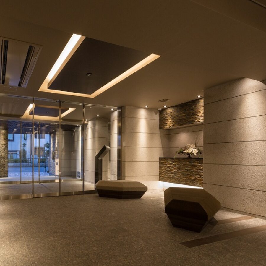 コンシェリア新宿 HILLSIDE SQUARE エントランスロビー